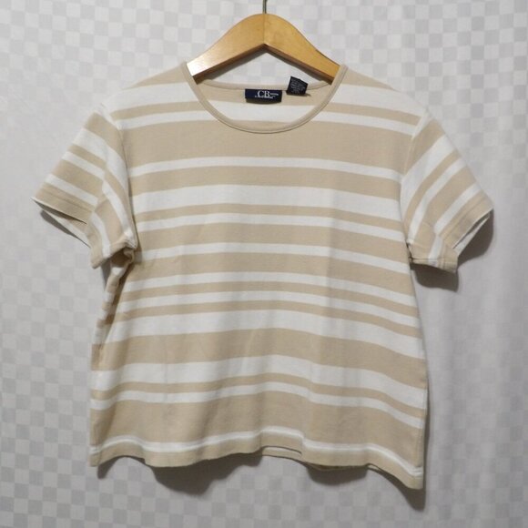 Vintage Tops - C.B.Casual Striped Tee | PM